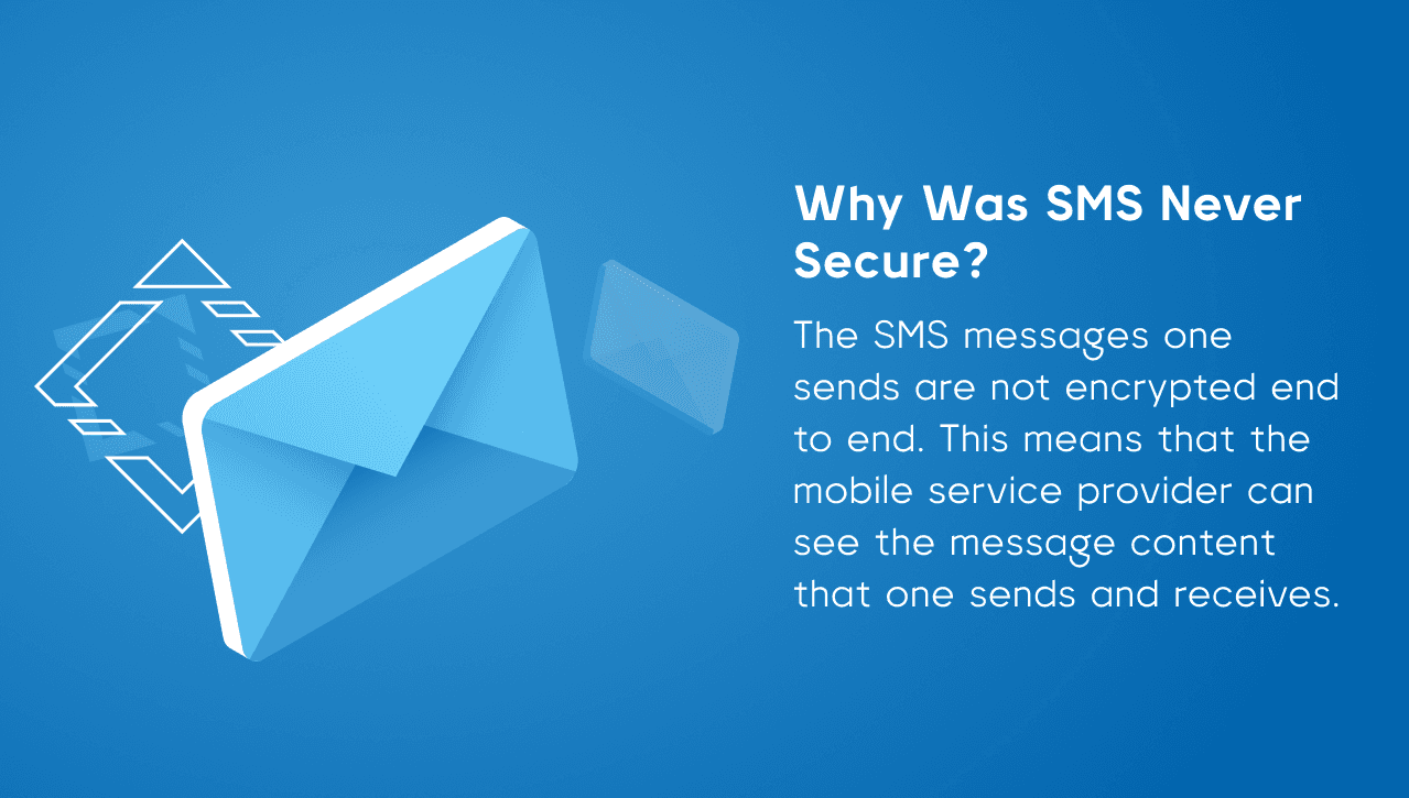 Why was SMS never secure?
