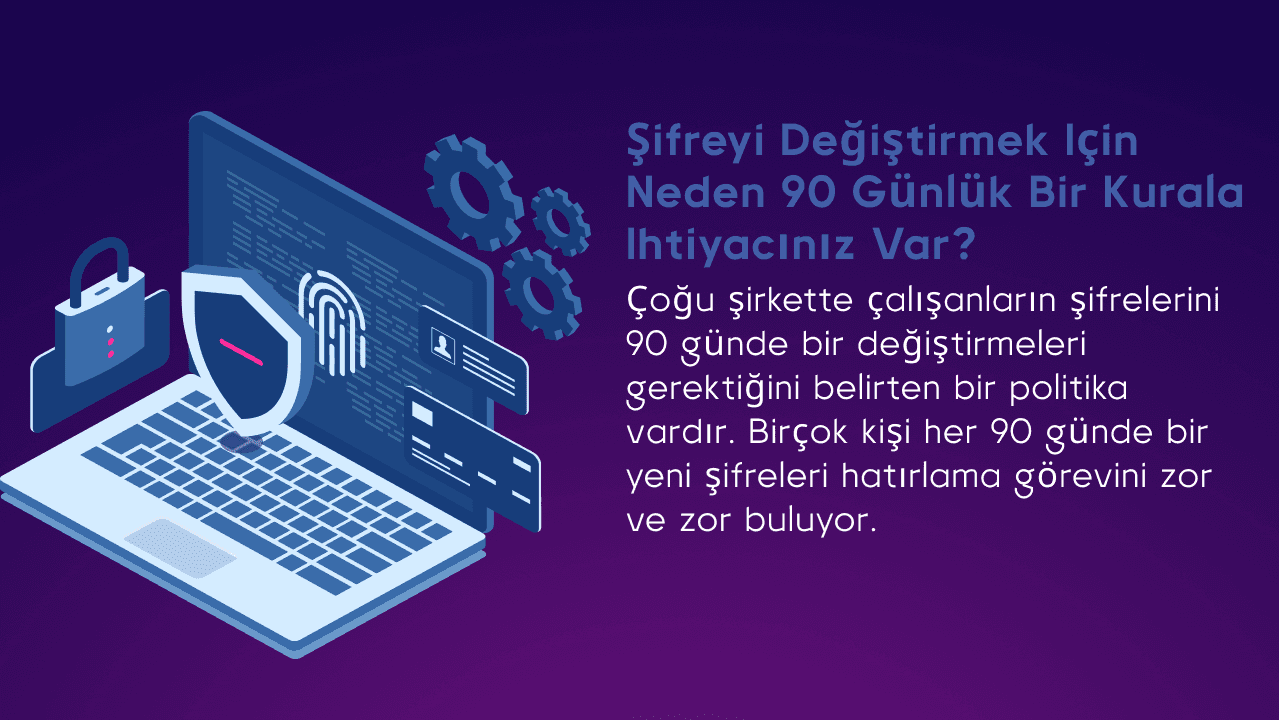 Şifreyi değiştirmek için neden 90 günlük bir kurala ihtiyacınız var?